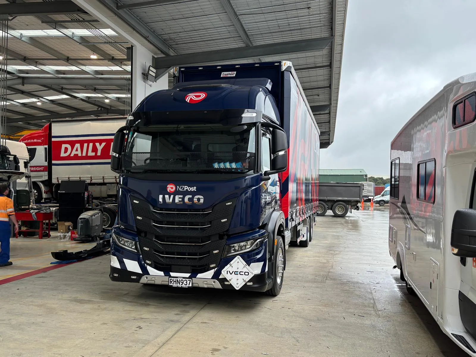 Iveco S-Way in the yard