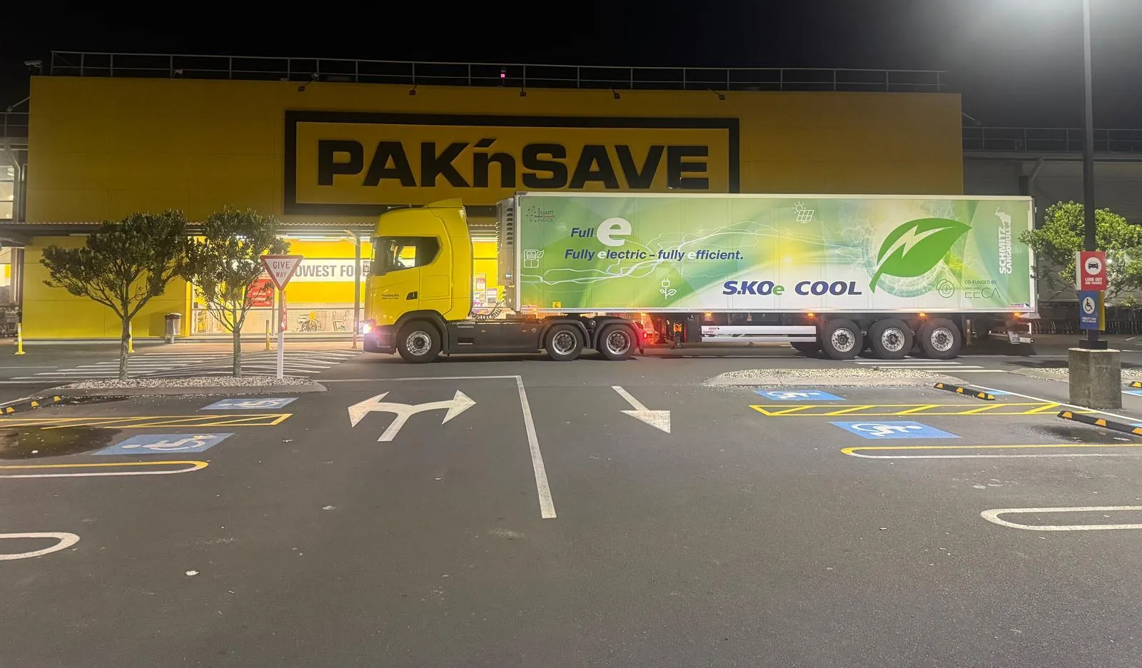 Supermarket delivery after hours